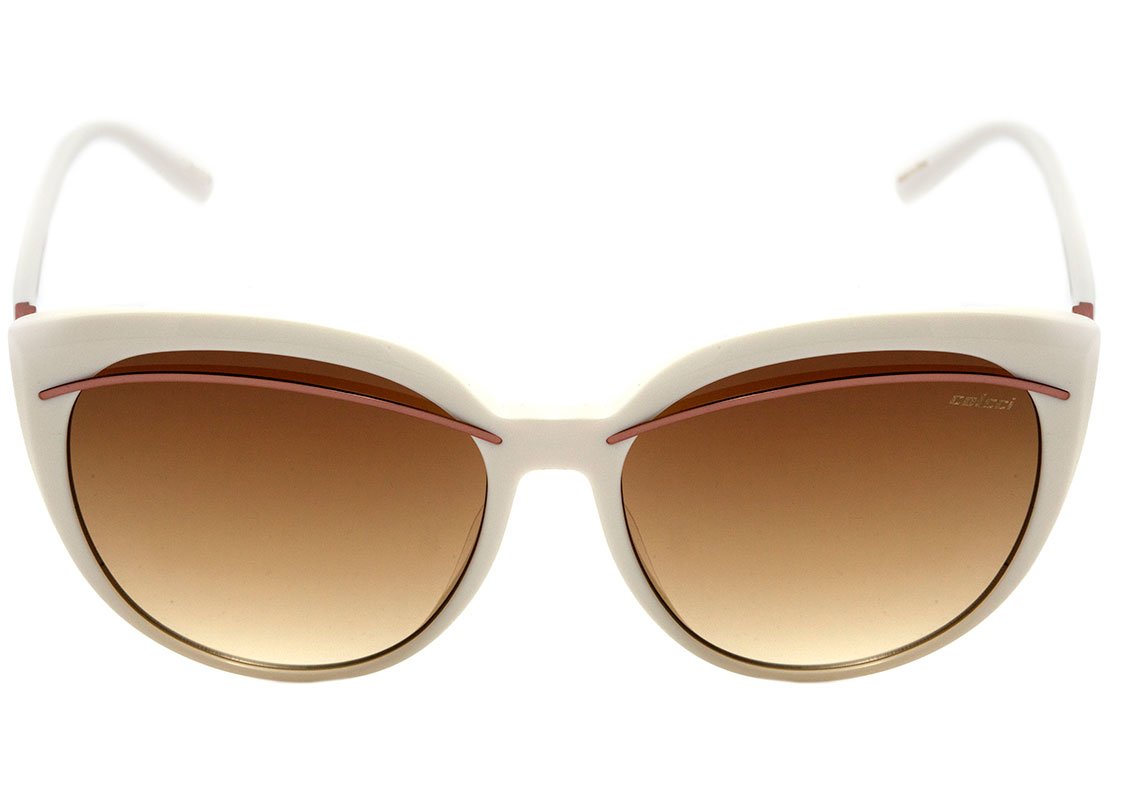 Óculos de Sol Colcci C0128 Branco Brilho/ Marrom Degradê Unico