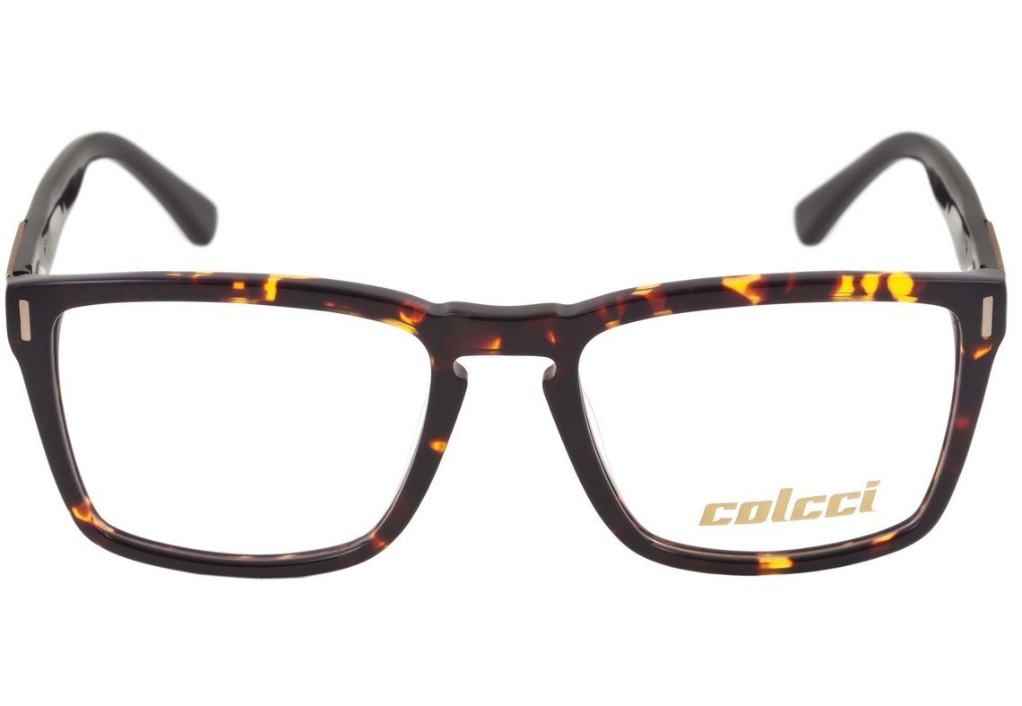 Óculos de Grau Colcci C6031 Marrom Mesclado E Preto Brilho - Lente 5,2 Cm