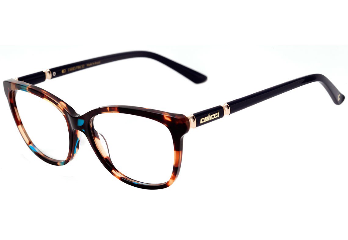 Colcci C6083 Azul e Marrom Mesclado Brilho - Lente 5,2 cm