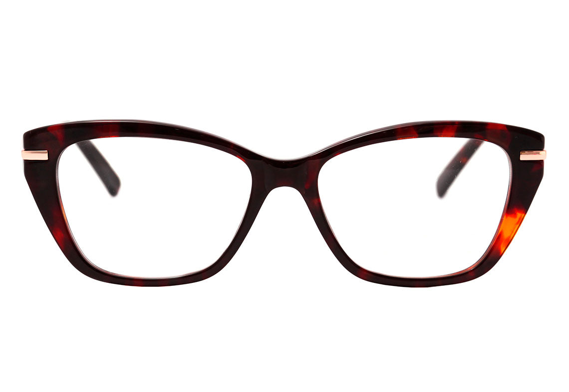 Óculos de Grau Colcci C6089 Marrom Mesclado Translúcido Brilho - Lente 5,3 cm
