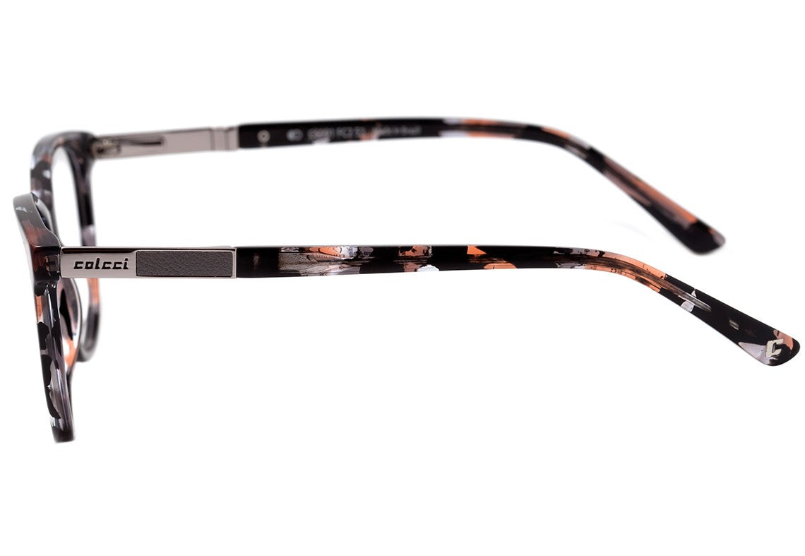Óculos de Grau Colcci C6091 Preto Brilho e Mesclado - 53 mm