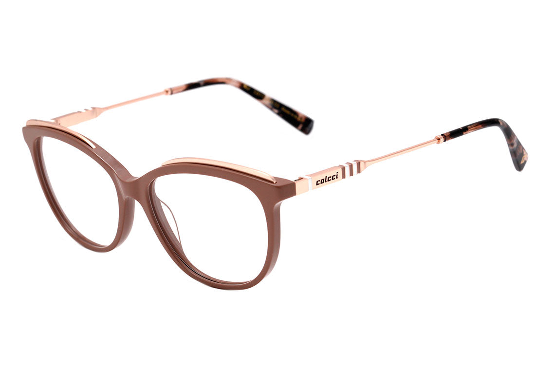 Óculos de Grau Colcci C6111 Nude Brilho - Lente 5,3 cm