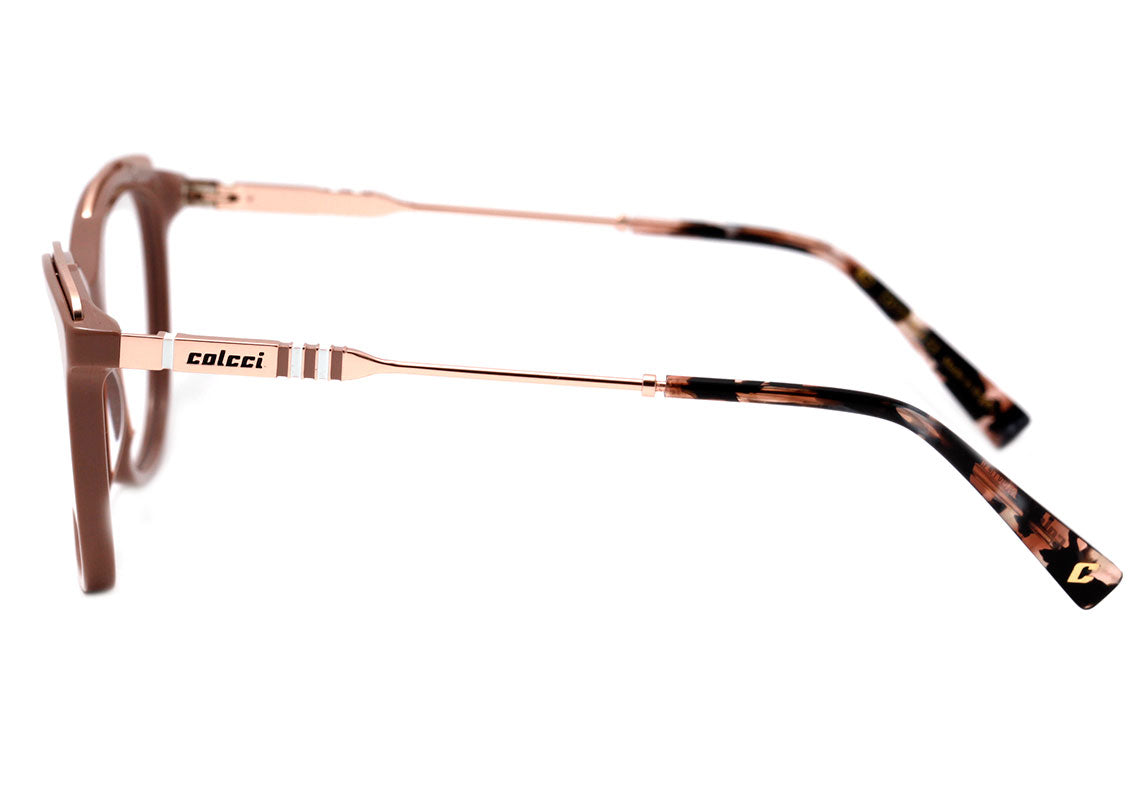 Óculos de Grau Colcci C6111 Nude Brilho - Lente 5,3 cm