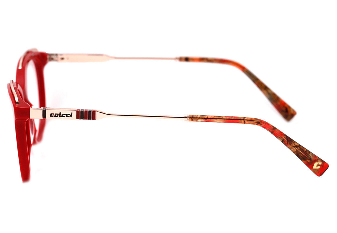 Óculos de Grau Colcci C6111 Vermelho Brilho - 53 mm