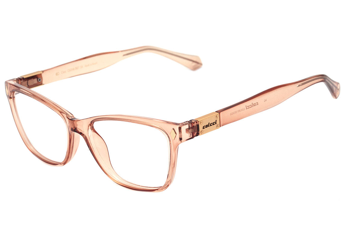 Colcci Cleo Nude Translúcido Brilho - Lente 5,4 cm - Grau