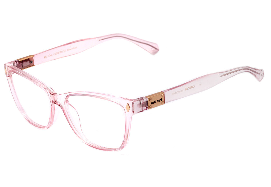 Colcci Cleo Rosa Translúcido Brilho - Lente 5,4 cm - Grau