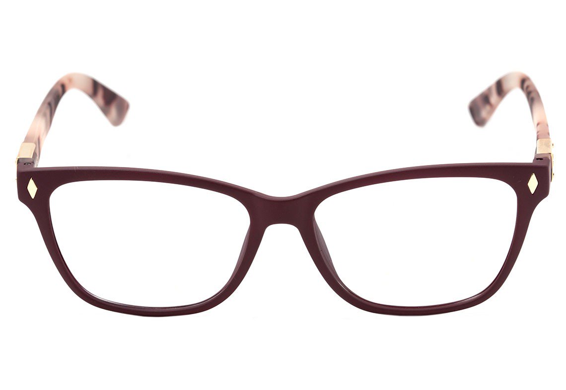 Óculos de Grau Colcci Cleo Vinho Fosco e Mesclado - 54 mm