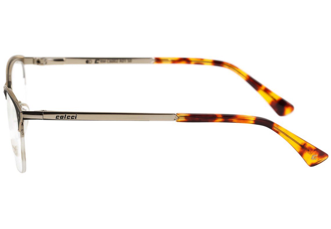 Óculos de Grau Colcci CRM 6002 Preto Fosco e Dourado - 50 mm