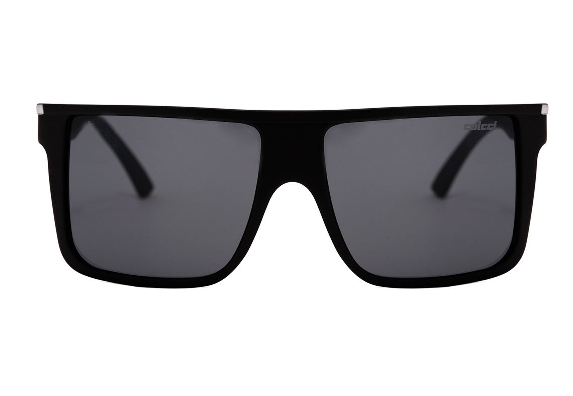 Óculos de Sol Colcci Garnet Preto Fosco / Cinza Unico - 56 mm