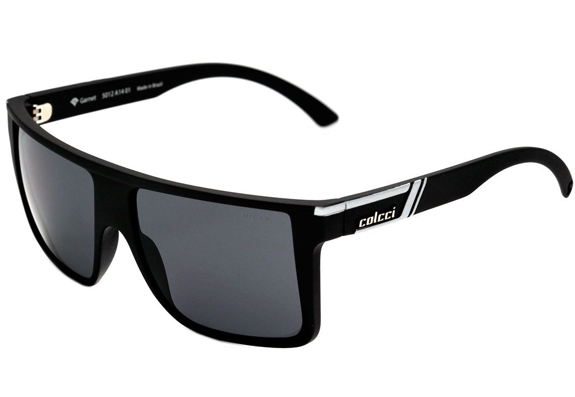 Óculos de Sol Colcci Garnet Preto Fosco / Cinza Unico - 56 mm
