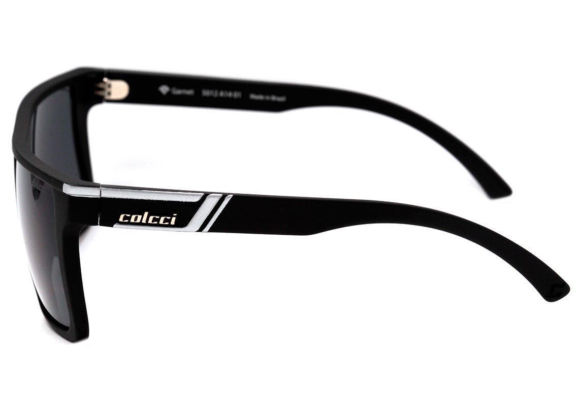 Óculos de Sol Colcci Garnet Preto Fosco / Cinza Unico - 56 mm