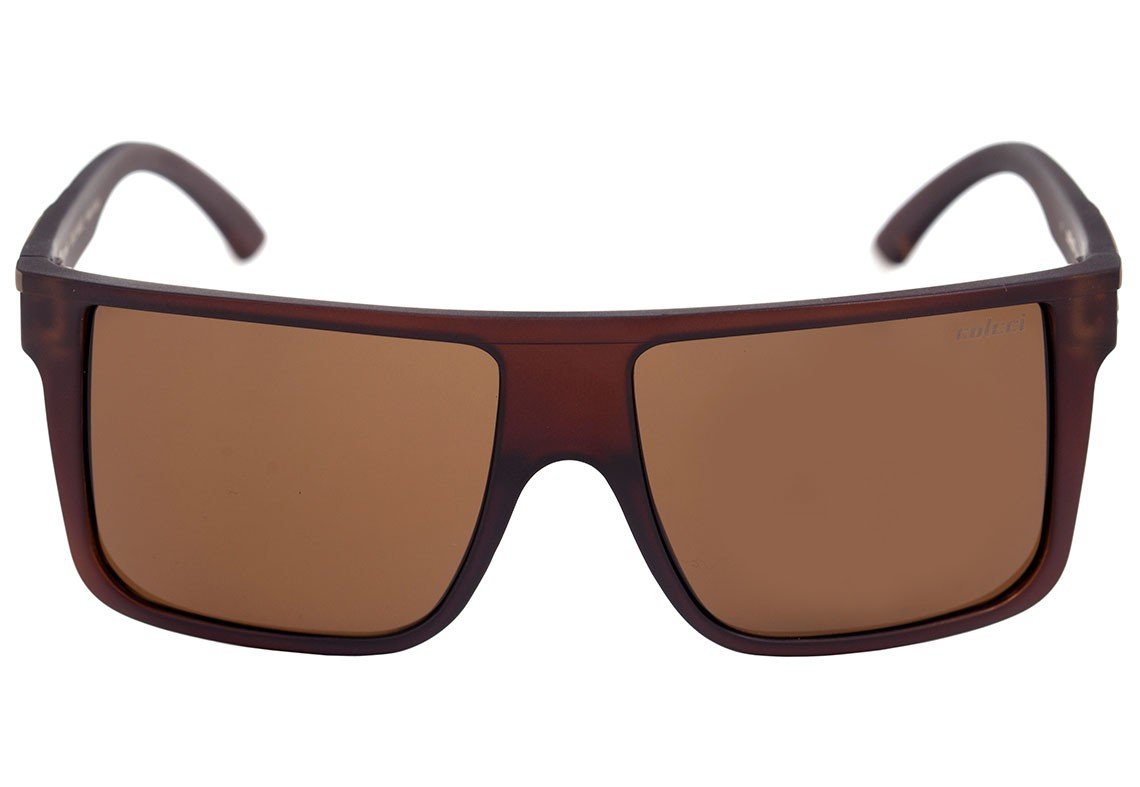 Óculos de Sol Colcci Garnet Marrom Translúcido Fosco / Marrom - 56 mm
