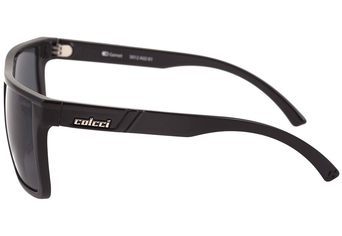 Óculos de Sol Colcci Garnet Preto Brilho / Preto - 56 mm