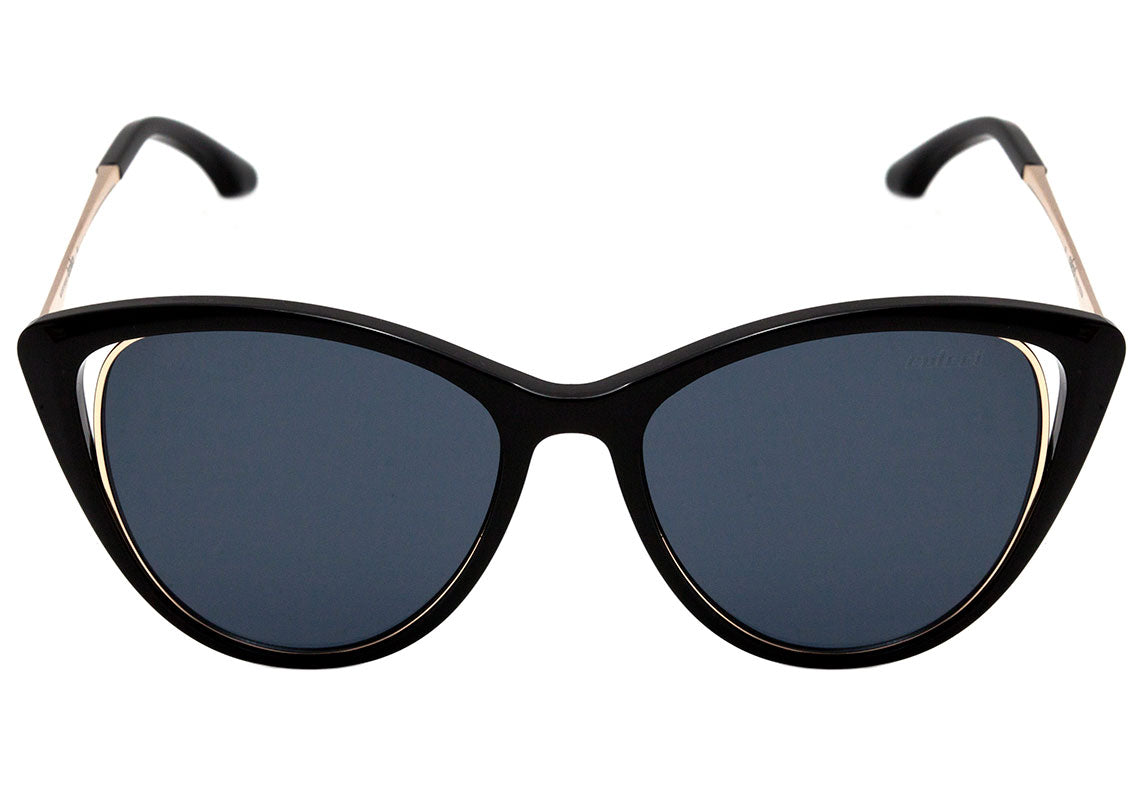 Óculos de Sol Colcci Valentina Preto Brilho / Azul Unico - Lente 5,2 cm