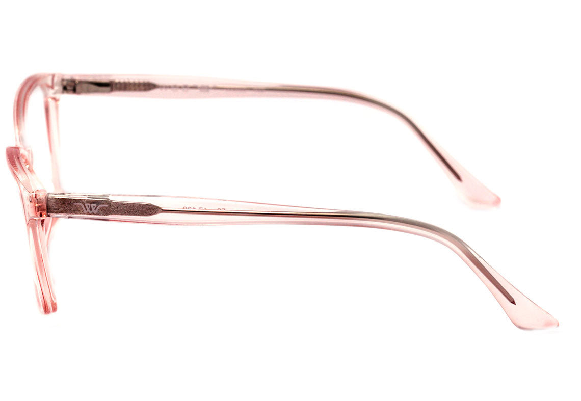 Wee W0150 T02 ROSA TRANSLÚCIDO BRILHO Lente 5,6 cm