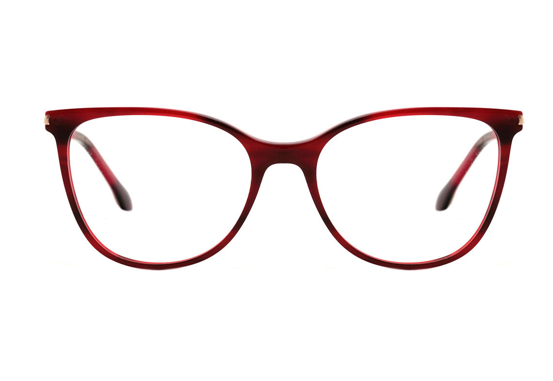 Ana Hickmann AH 6388 G22 Vermelho Mesclado Brilho - Lente 5,4 cm