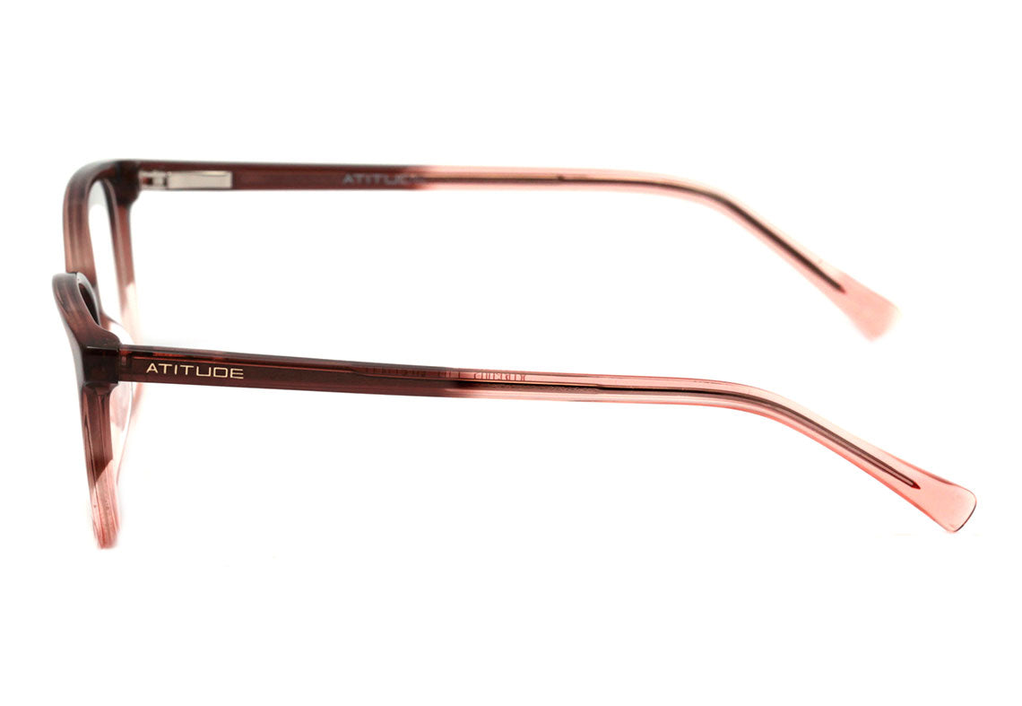 Atitude Kids ATK 6002 C03 Marrom Translúcido Degradê Brilho - Lente 5,0 cm