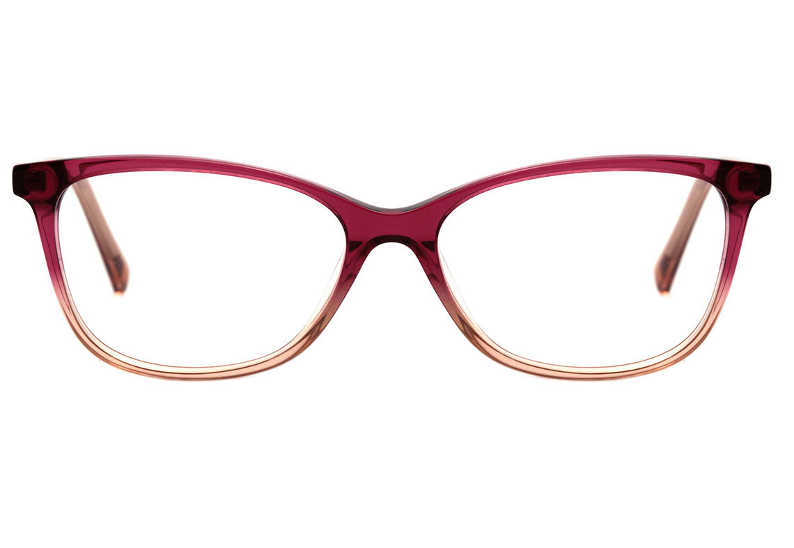 Atitude Kids ATK 6006 C02 Rosa Translúcido Degradê Brilho - Lente 5,2 cm