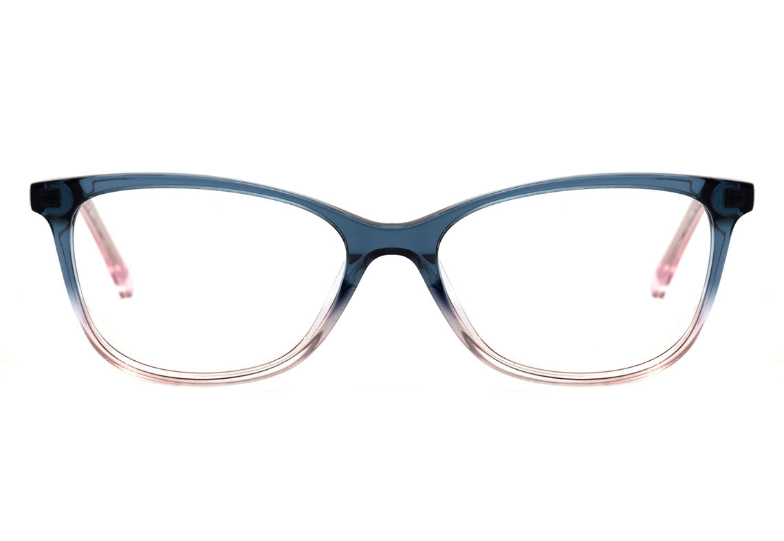 Atitude Kids ATK 6006 C03 Azul Translúcido Degradê Brilho - Lente 5,2 cm