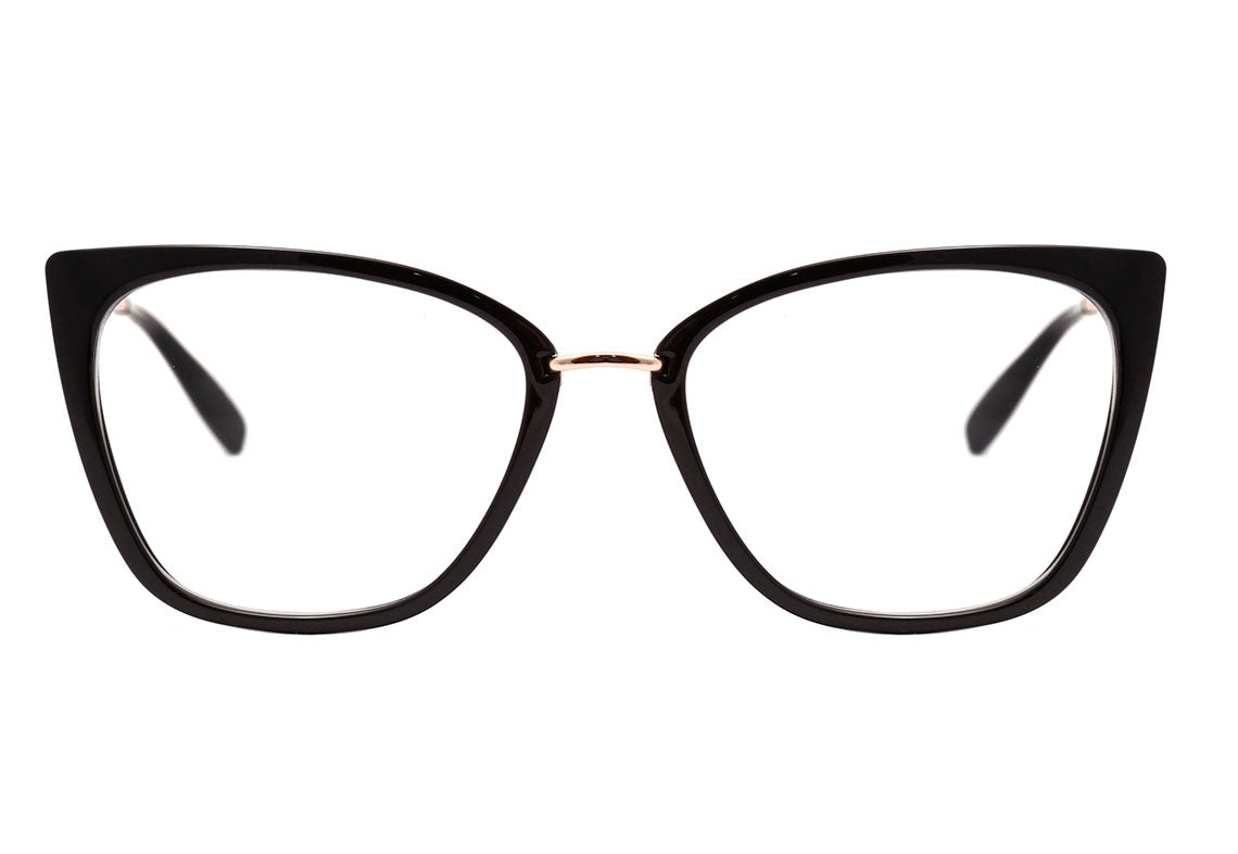 Colcci Aretha Preto Brilho - Lente 5,7 cm - Grau