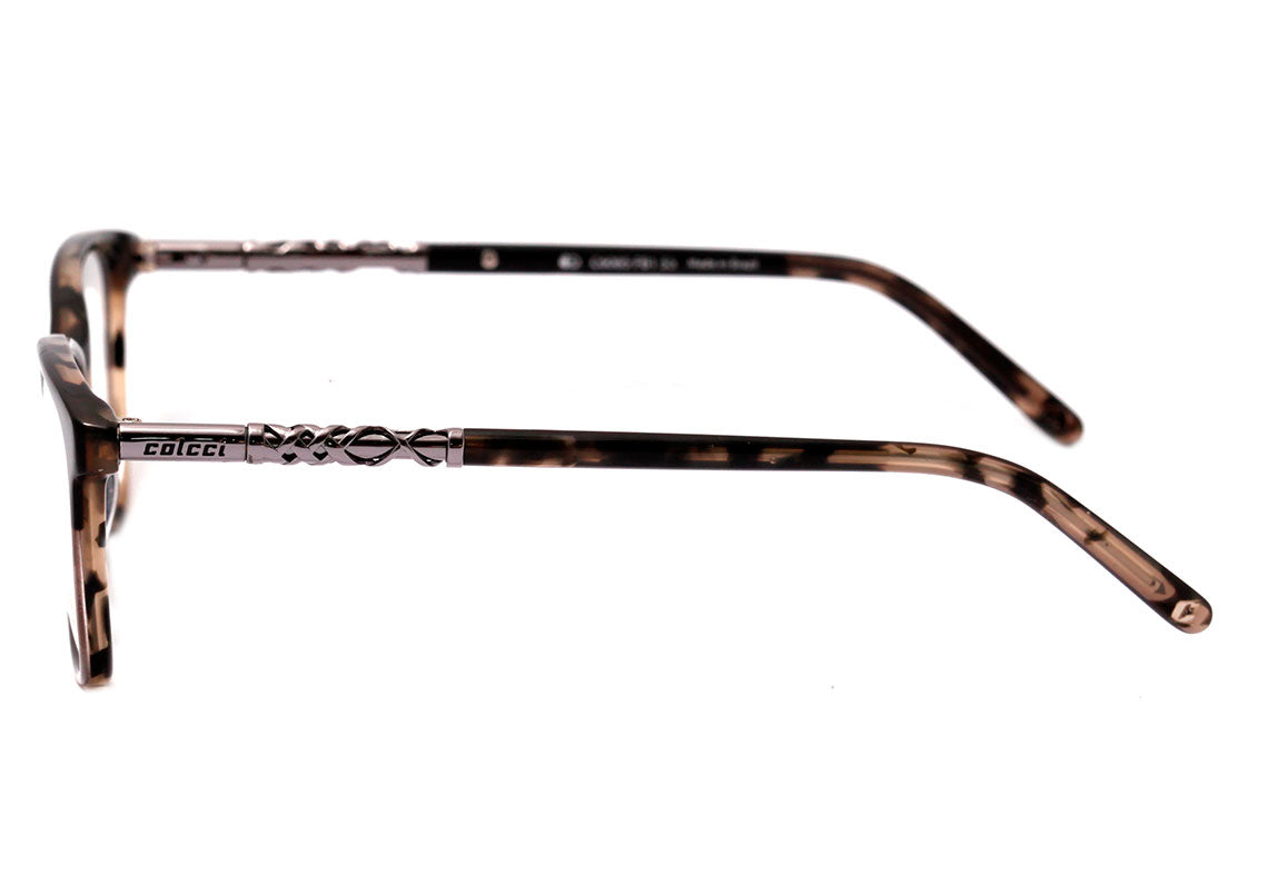 Óculos de Grau Colcci C6085 PRETO MESCLADO BRILHO Lente 5,3 cm