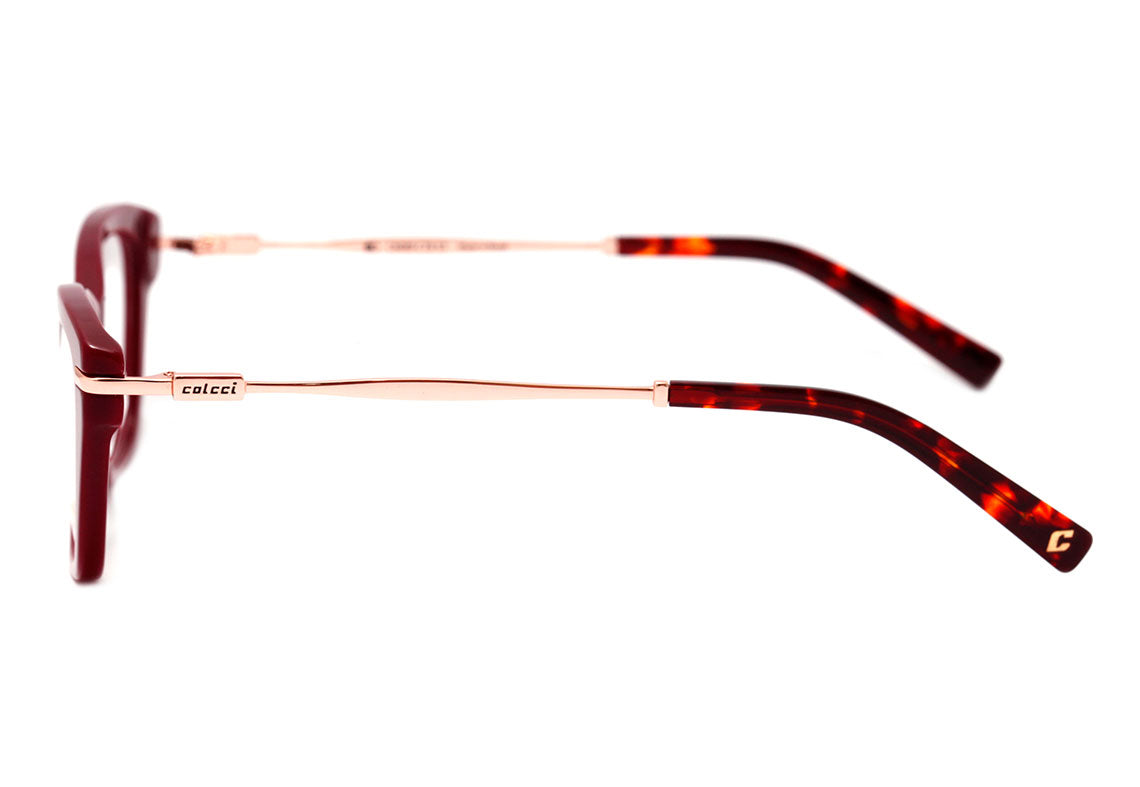 Óculos de Grau Colcci C6089 Vinho Brilho - 53 mm