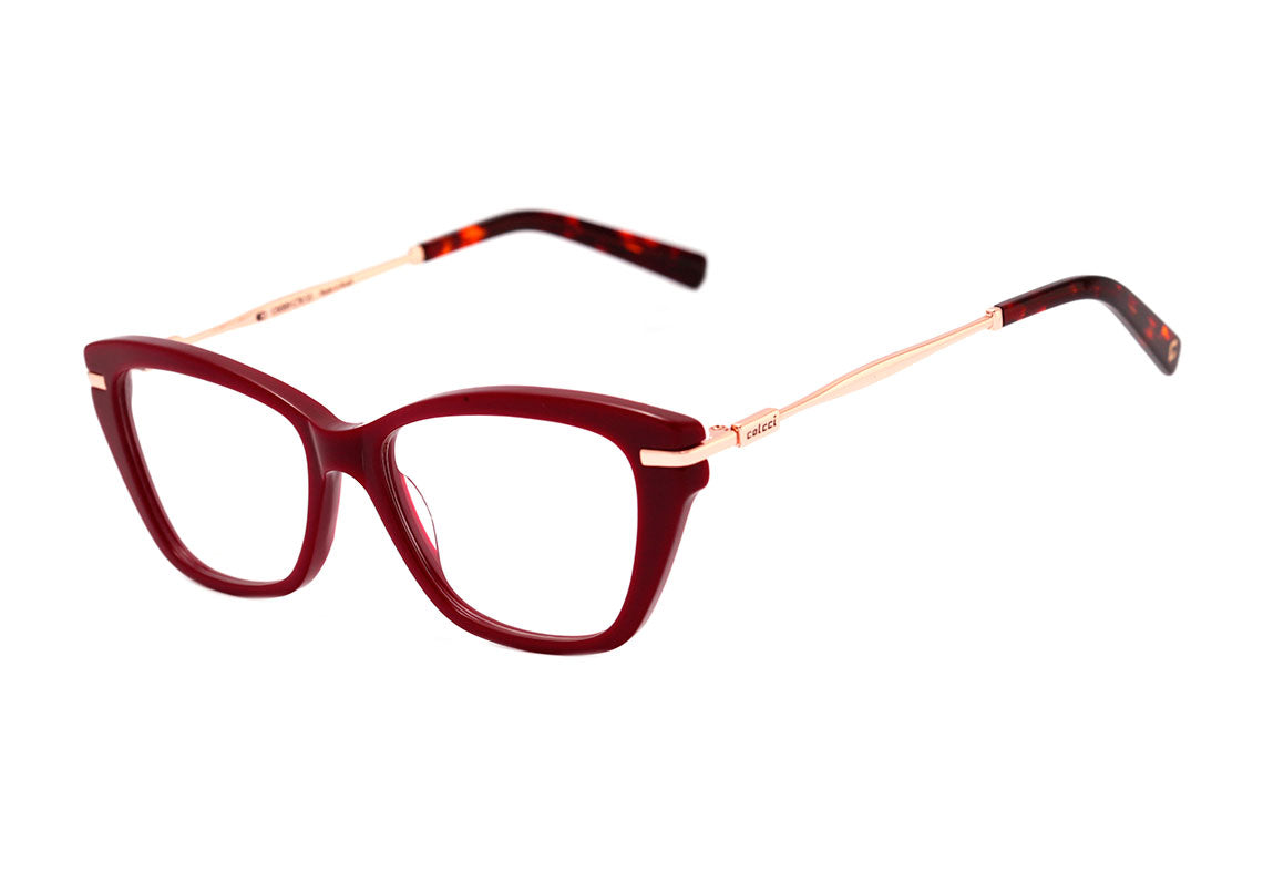 Óculos de Grau Colcci C6089 Vinho Brilho - 53 mm
