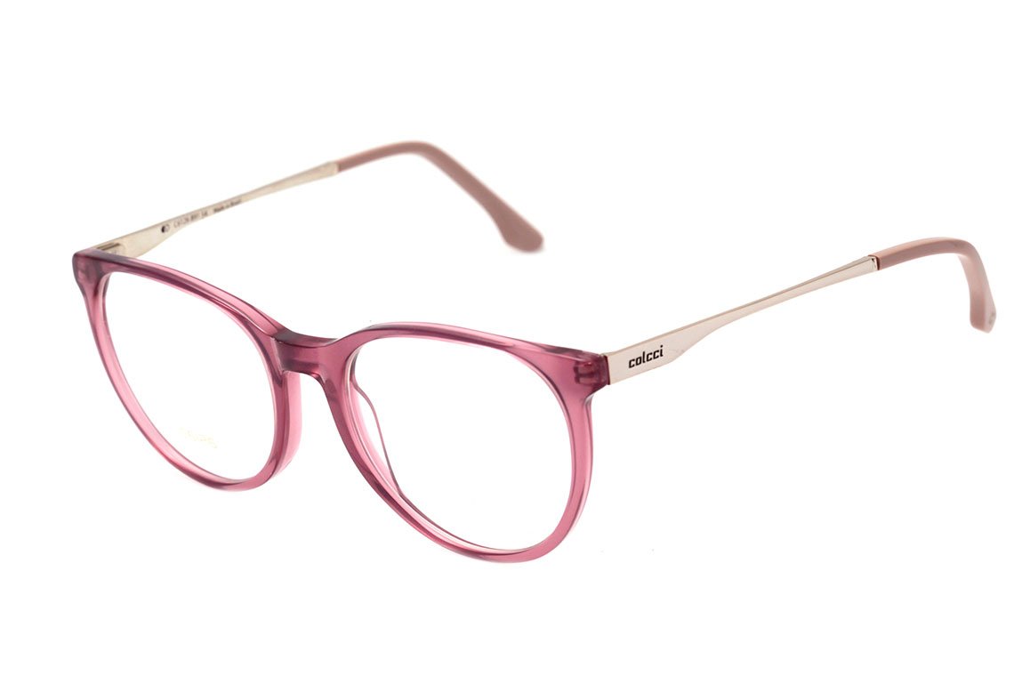Colcci C6126 Rosa Translúcido Brilho - Lente 5,4 cm - Grau