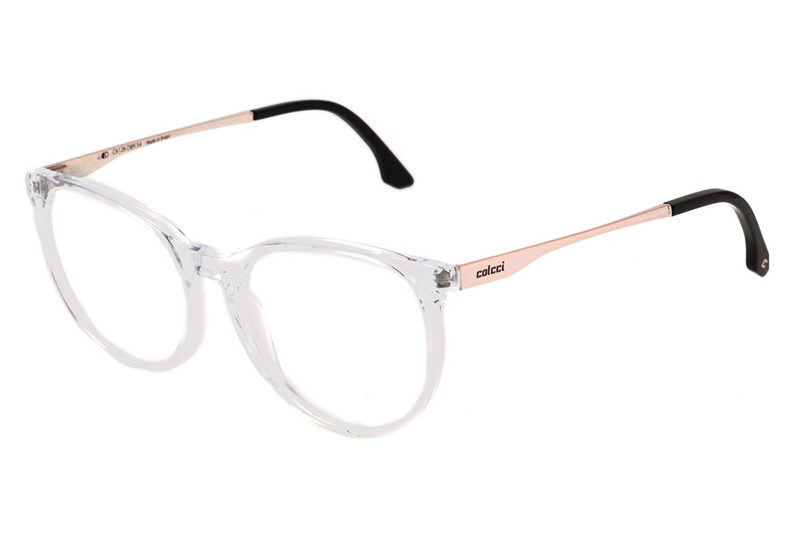 Colcci C6126 Transparente Brilho - Lente 5,4 cm - Grau