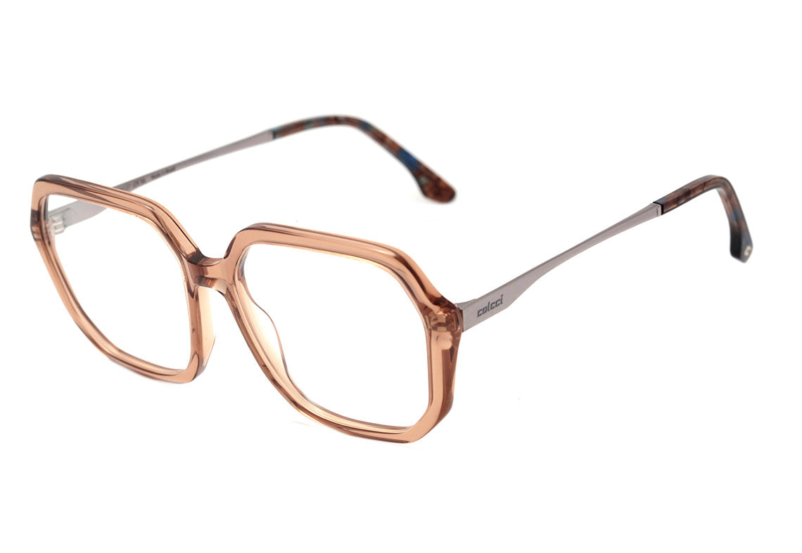 Colcci C6127 Marrom Translúcido Brilho - Lente 5,6 cm - Grau