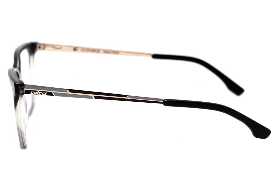 Colcci C6129 Preto Degradê Brilho - Lente 5,6 cm - Grau