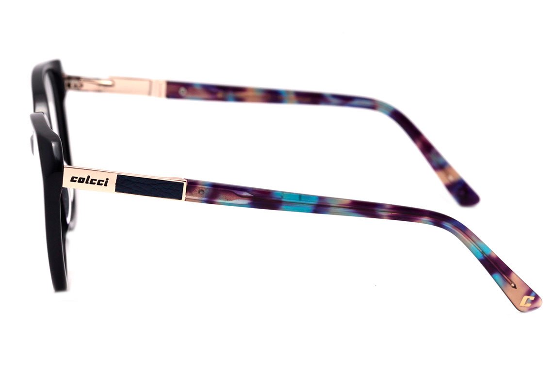 Colcci C6131 Azul Brilho - Lente 5,5 cm - Grau