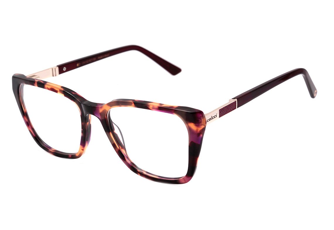 Colcci C6132 Marrom e Roxo Mesclado Brilho - Lente 5,5 cm