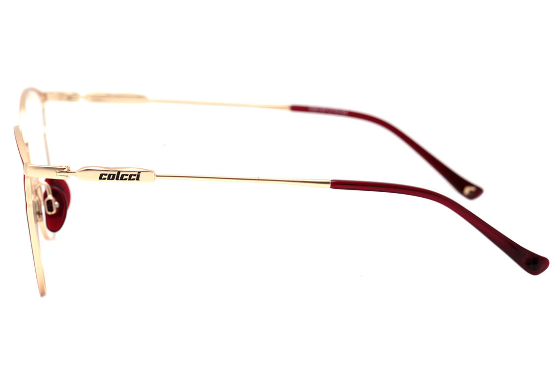 Colcci C6137 Vermelho Brilho e Dourado Fosco - Lente 5,3 cm