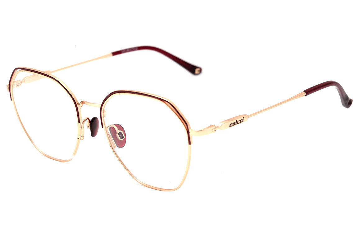 Colcci C6138 Vermelho Brilho e Dourado Fosco - Lente 5,3 cm