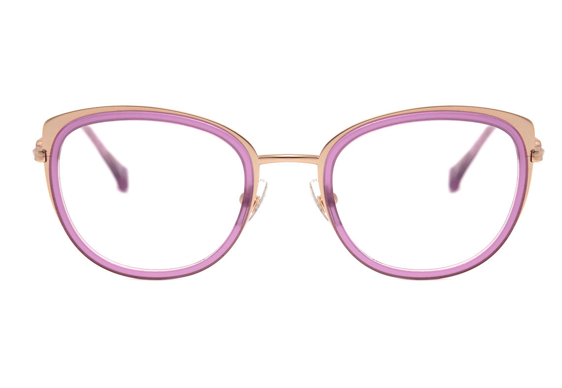 Colcci C6140 Roxo Translúcido e Dourado Brilho - Lente 5,2 cm - Grau