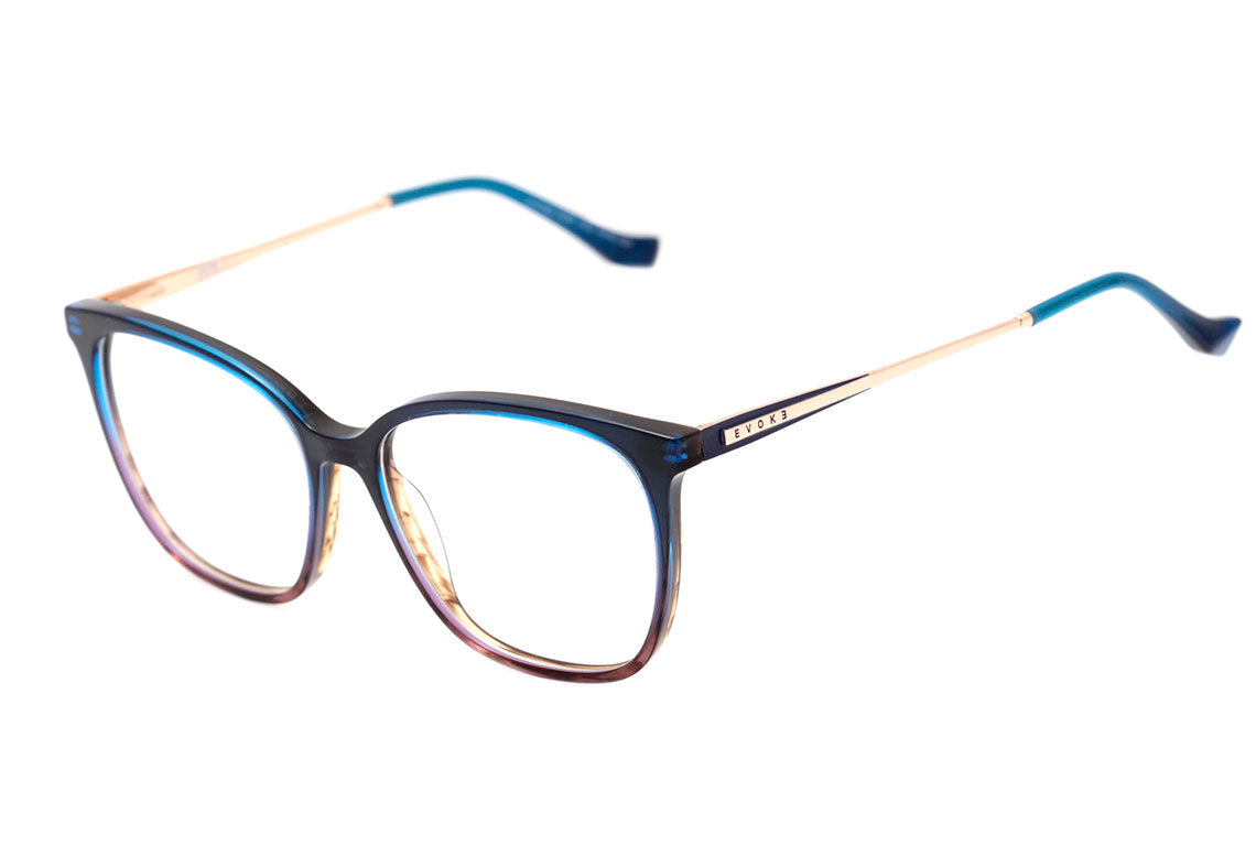 Evoke For You DX45N C01 Blue Brown Crystal Gold 53 mm - Grau