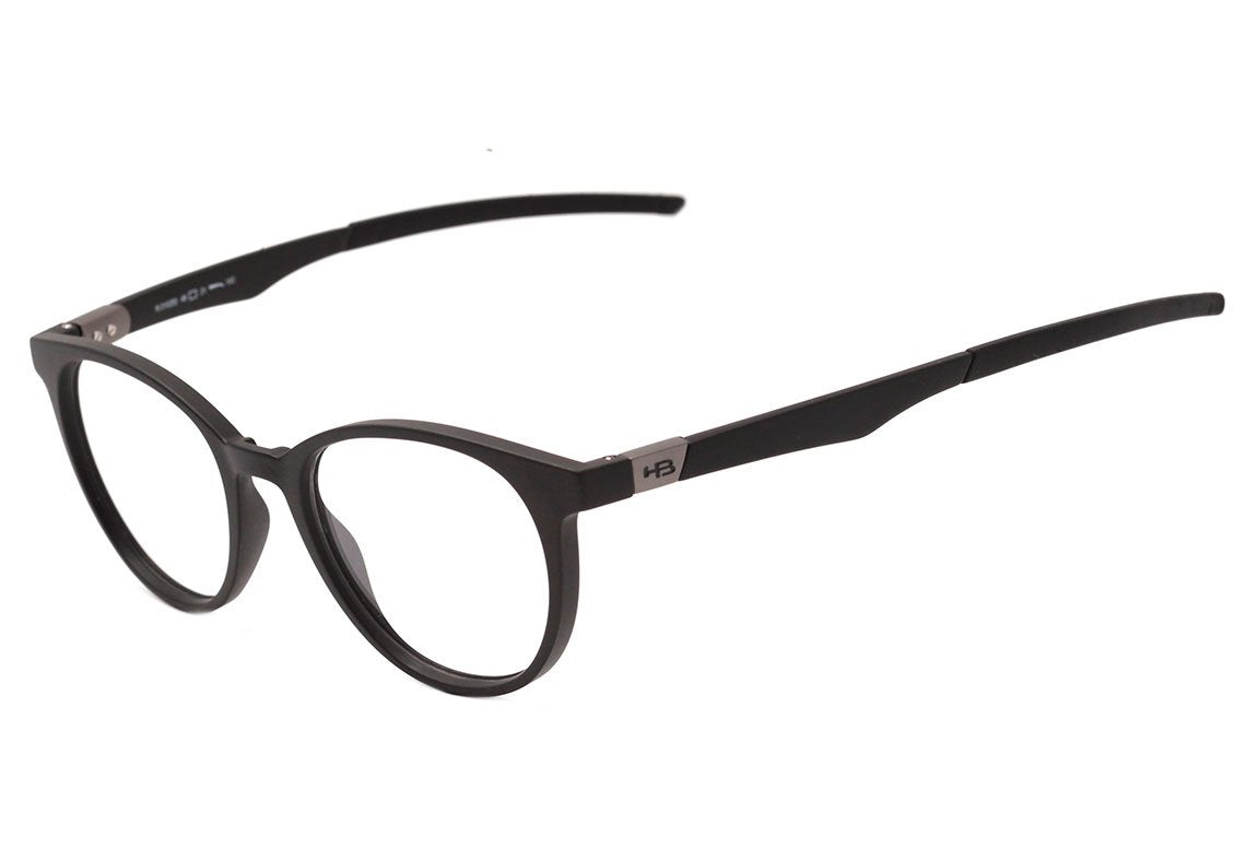 HB Duotech 0253 Clip On Matte Black Carbon Fiber / Gray Polarized - Lente 4,9 cm - Grau