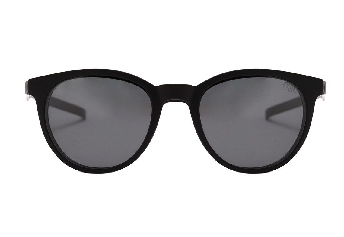 HB Duotech 0253 Clip On Matte Black / Gray Polarized - Lente 4,9 cm - Grau