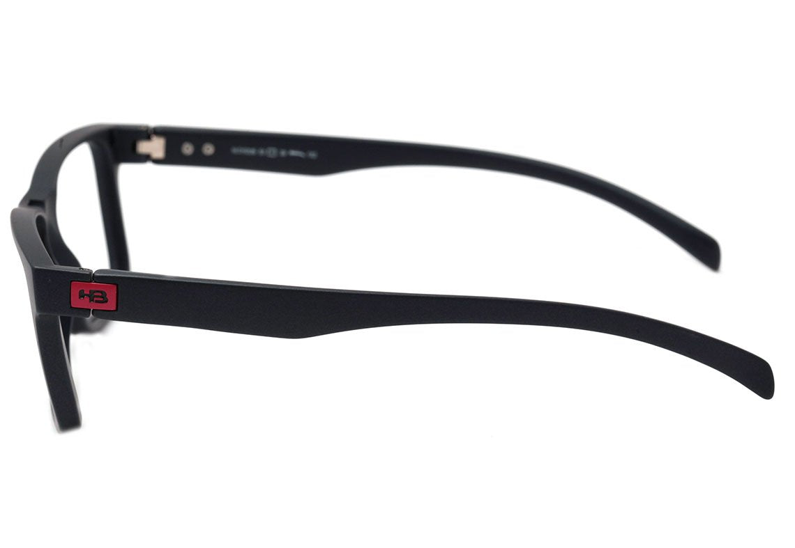 HB Polytech 0339 Clip On Matte Navy / Gray Polarized - Lente 5,3 cm - Grau