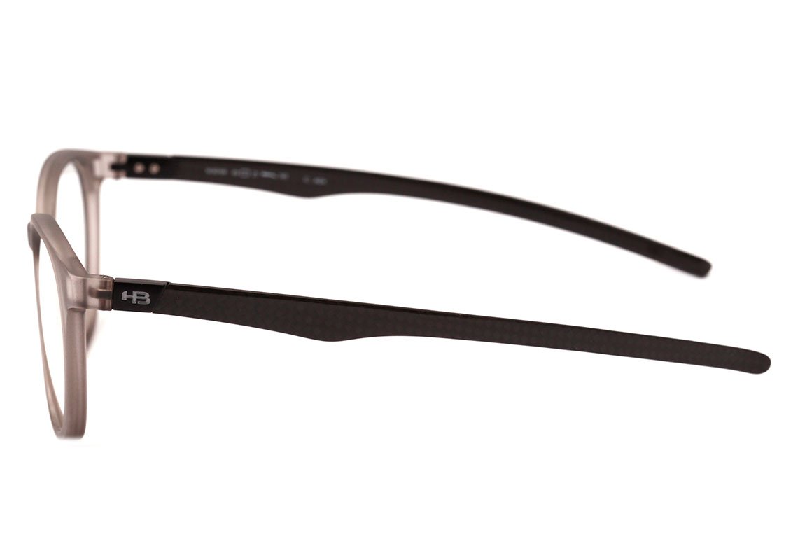 Óculos de Grau HB Polytech M 93156 Matte Black Carbon Fiber - 49 mm Matte Onyx Carbon Fiber 49 mm