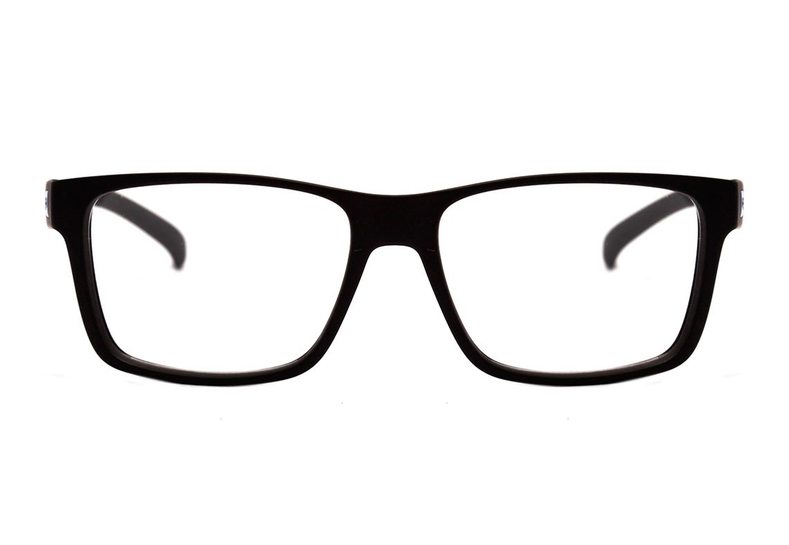 Óculos de Grau Hb 93161 Switch Clip On Matte Black/ Blue Chrome Polarized 53 mm