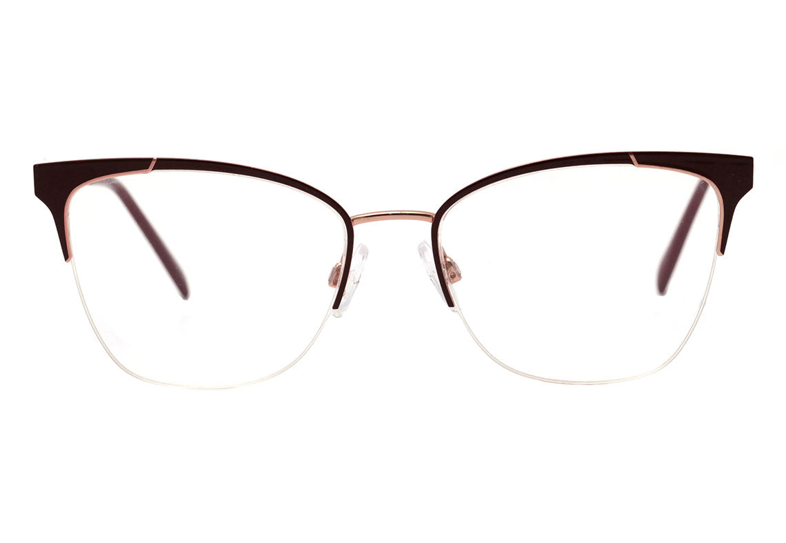 Hickmann HI 1093 07A Vinho e Dourado Brilho - Lente 5,2 cm
