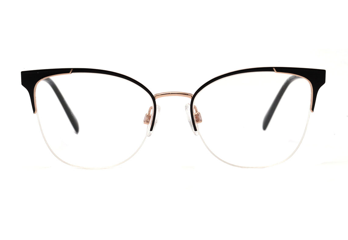 Hickmann HI 1094 HI 1094 09A Preto Fosco e Dourado Brilho - 52 mm