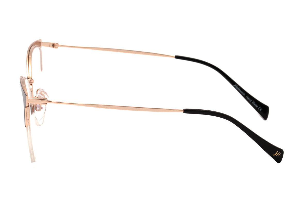 Hickmann HI 1094 HI 1094 09A Preto Fosco e Dourado Brilho - 52 mm