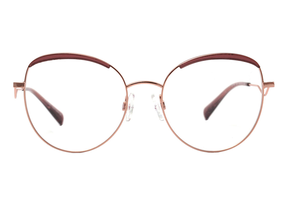 Hickmann HI 1096 05A Marrom Translúcido e Dourado Brilho - 53 mm