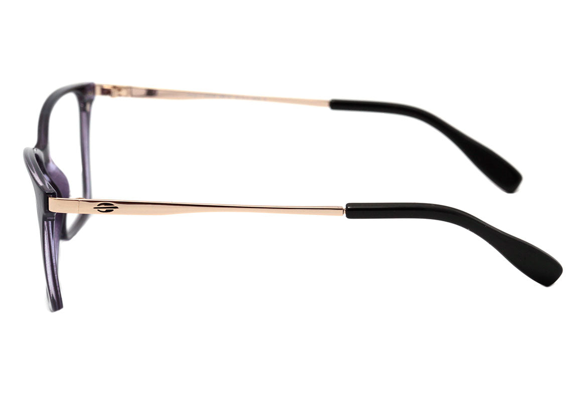 Mormaii Swap 3 Clip On Roxo e Preto Brilho / Lilás Espelhado Polarizado - Lente 5,7 cm - Grau