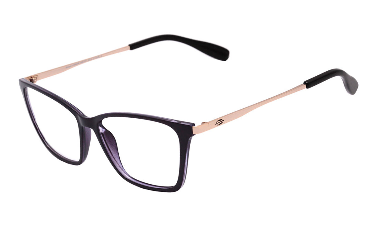 Mormaii Swap 3 Clip On Roxo e Preto Brilho / Lilás Espelhado Polarizado - Lente 5,7 cm - Grau