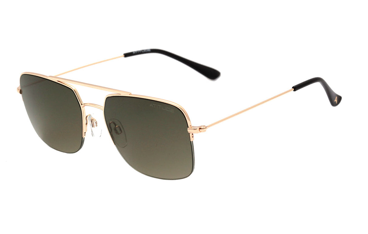 Atitude AT 3238 04C Dourado Brilho/ Verde Degradê Lente 5,7 cm