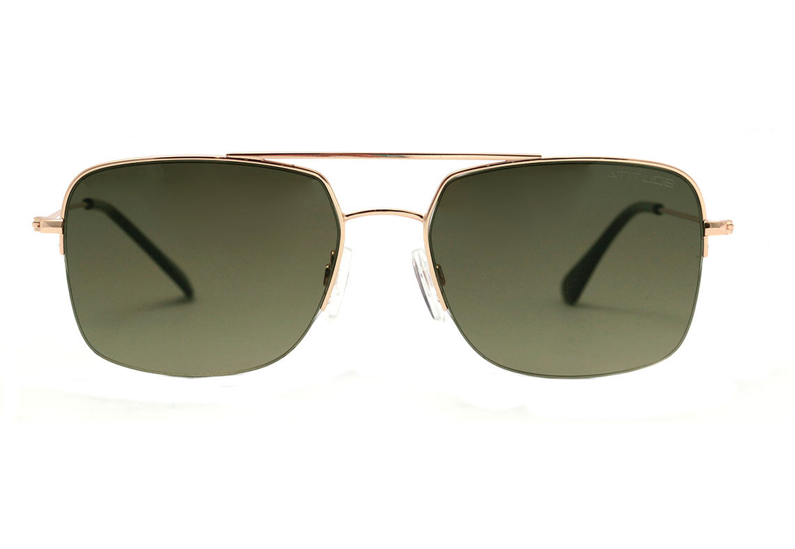 Atitude AT 3238 04C Dourado Brilho/ Verde Degradê Lente 5,7 cm